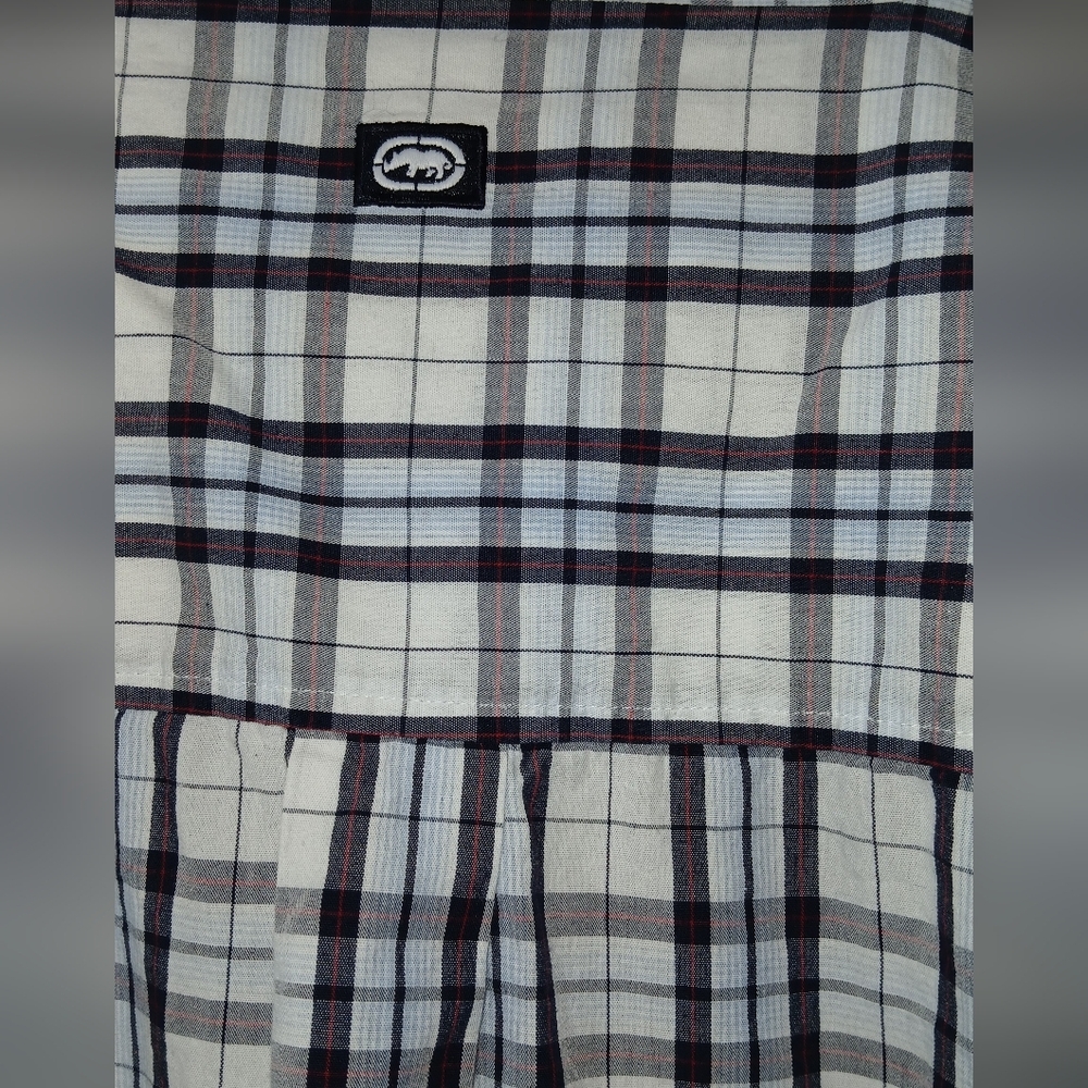 Ecko Unlimited Plaid Button Down Long Sleeve Mens XXL - Picture 4 of 5